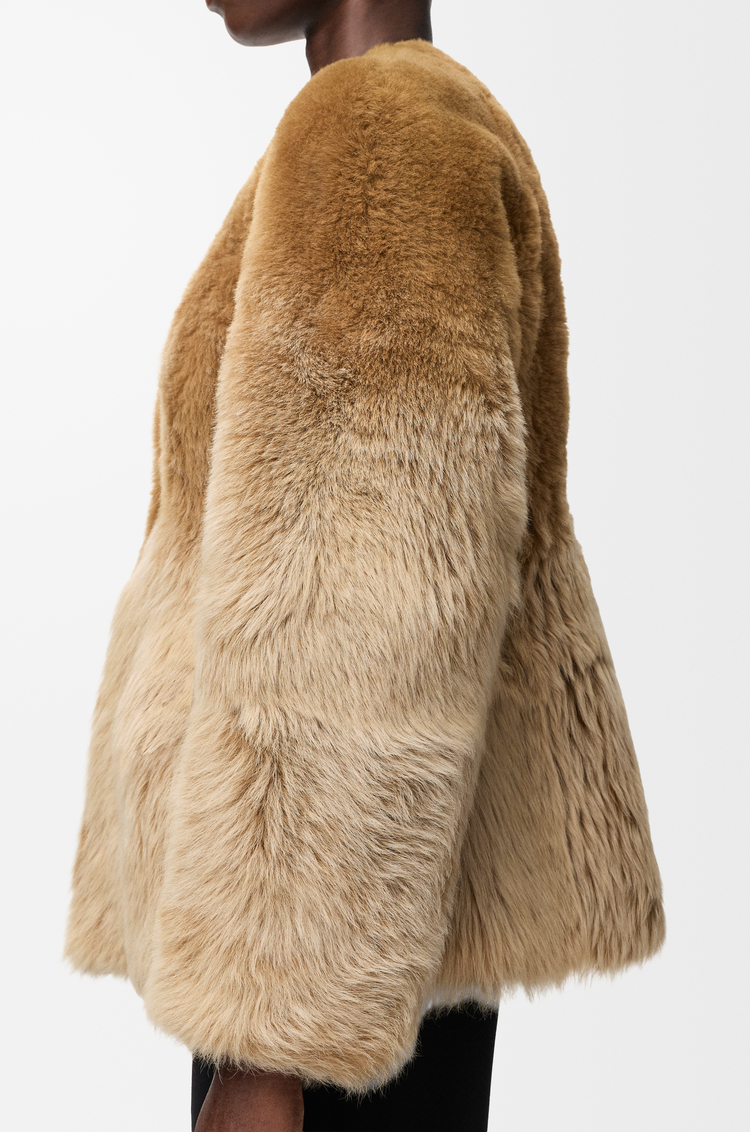 LOEWE Chaqueta en lana de oveja Camel