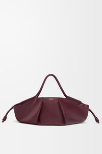 LOEWE XL Paseo bag in shiny nappa calfskin Burgundy