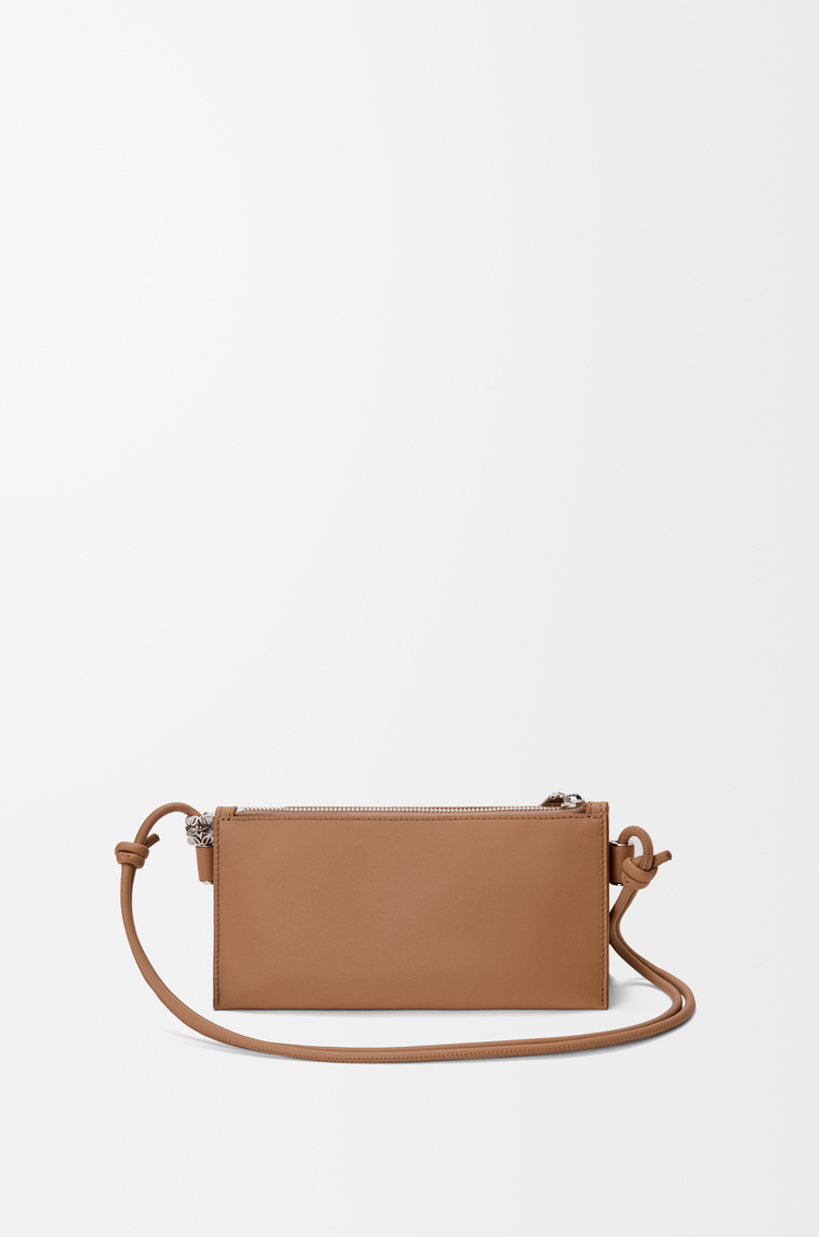 LOEWE Joya pouch in nappa calfskin Mocha