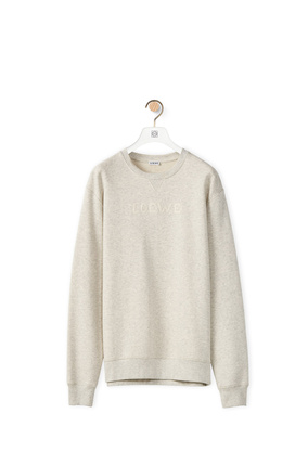 LOEWE LOEWE embroidered sweatshirt in cotton Grey plp_rd