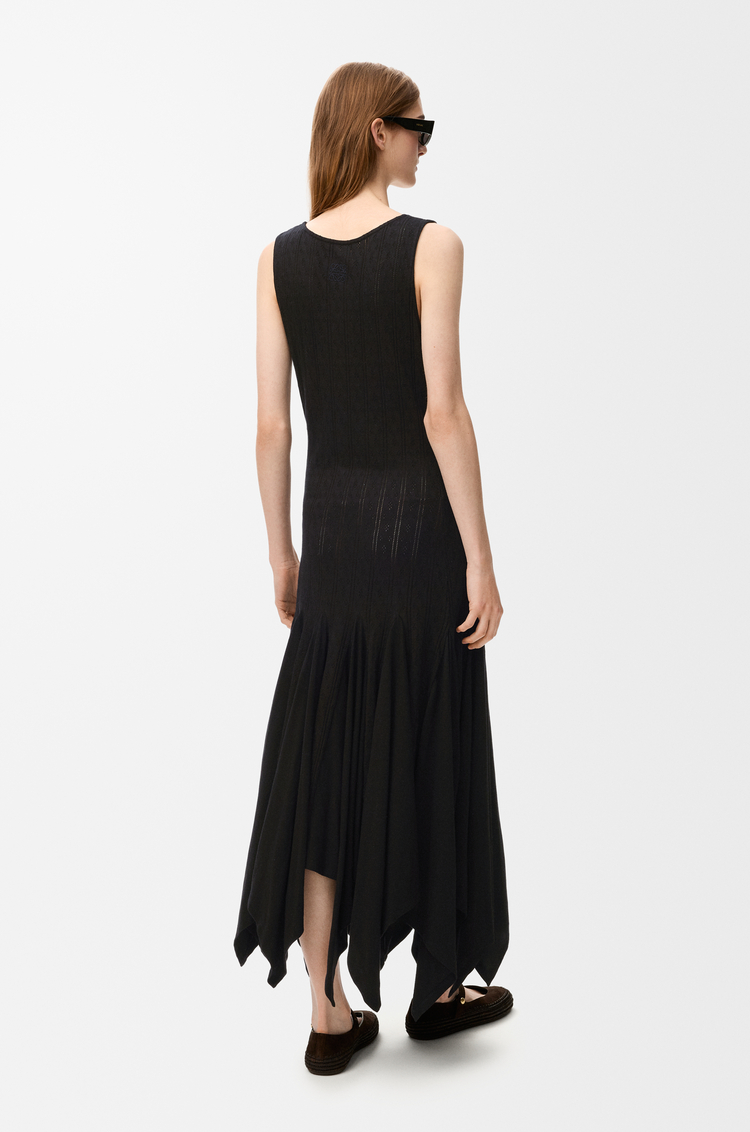 LOEWE Abito a canotta in cotone Nero