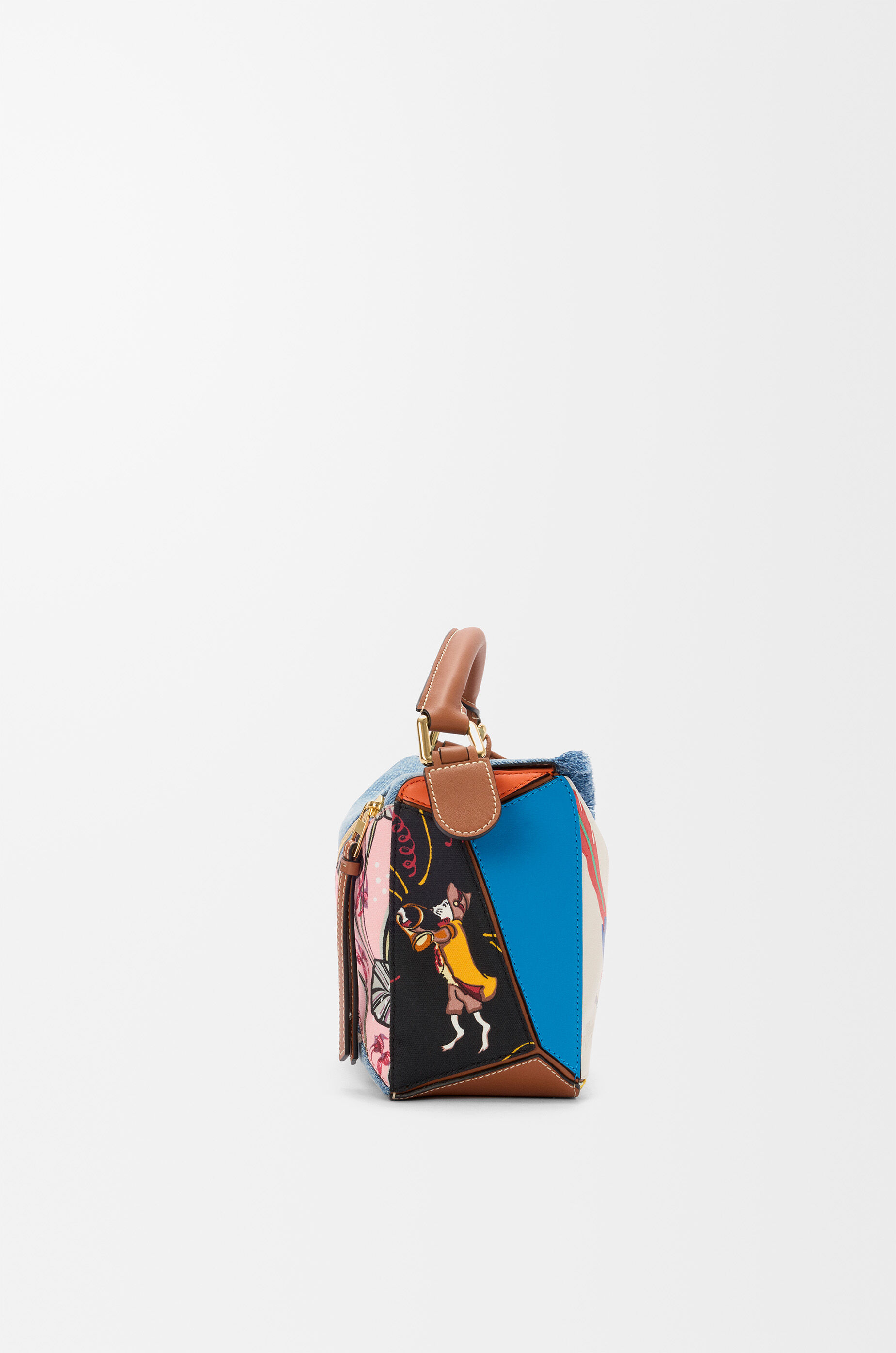 【直営】LOEWE パズル10 パウラのイビサ パロット 復刻版バッグ Puzzle 10 Paula's Ibiza Parrot re-edition bag in calfskin