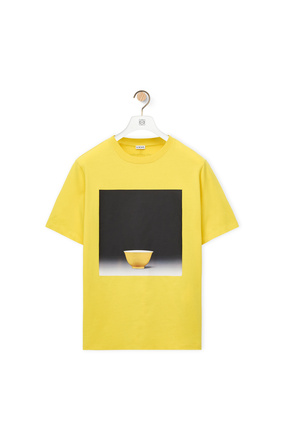 LOEWE Ceramic print T-shirt in cotton Yellow