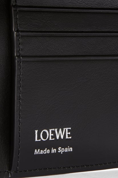 LOEWE Folded wallet in shiny nappa calfskin 溫暖沙漠色/黑色 plp_rd