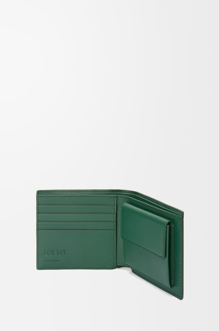 LOEWE Bifold coin wallet in deerskin Evergreen