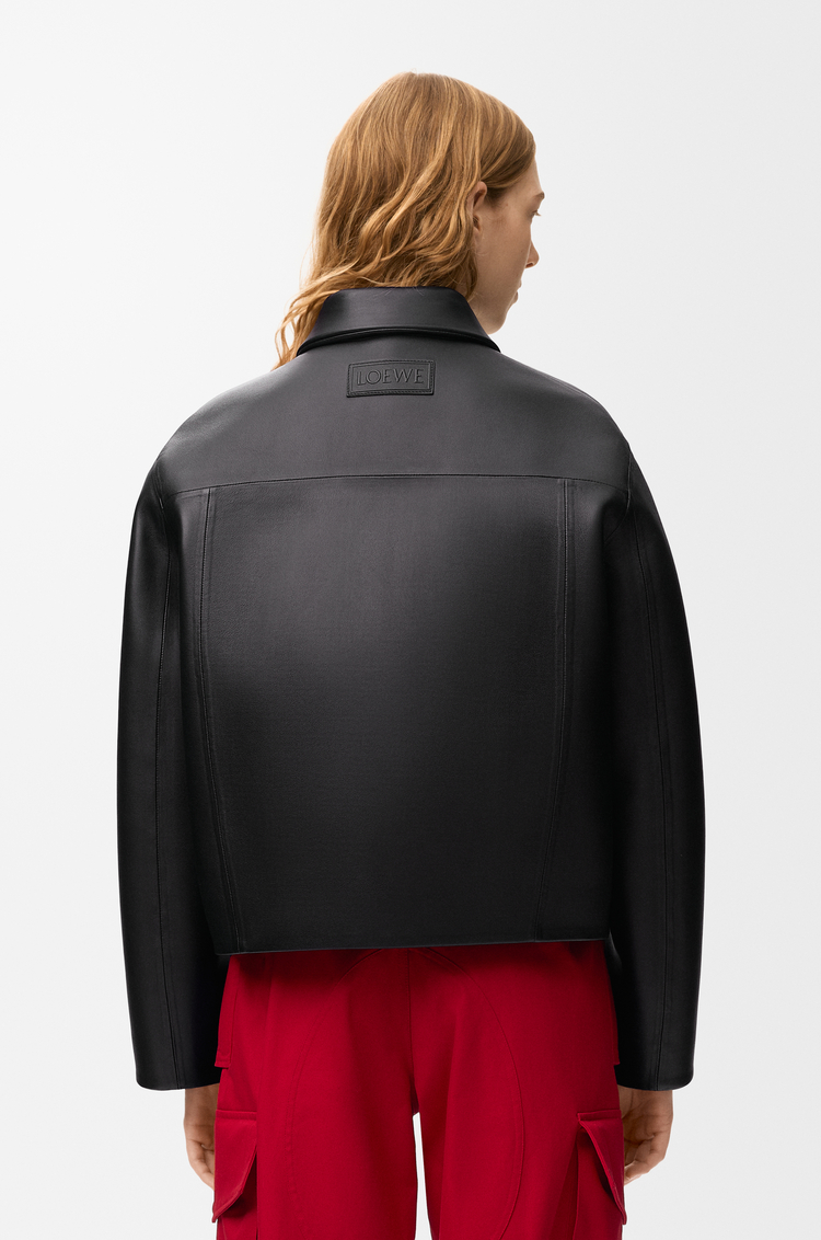 LOEWE Chaqueta en piel napa de cordero Negro
