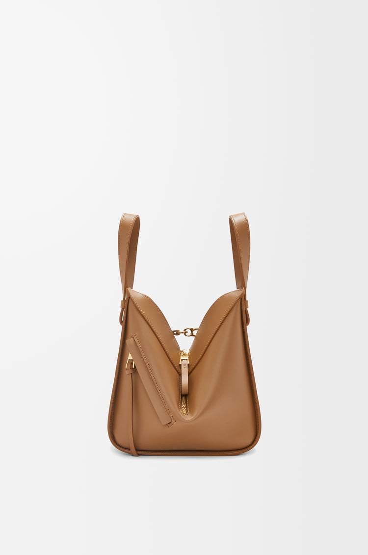 LOEWE Compact Hammock bag in satin calfskin Oak