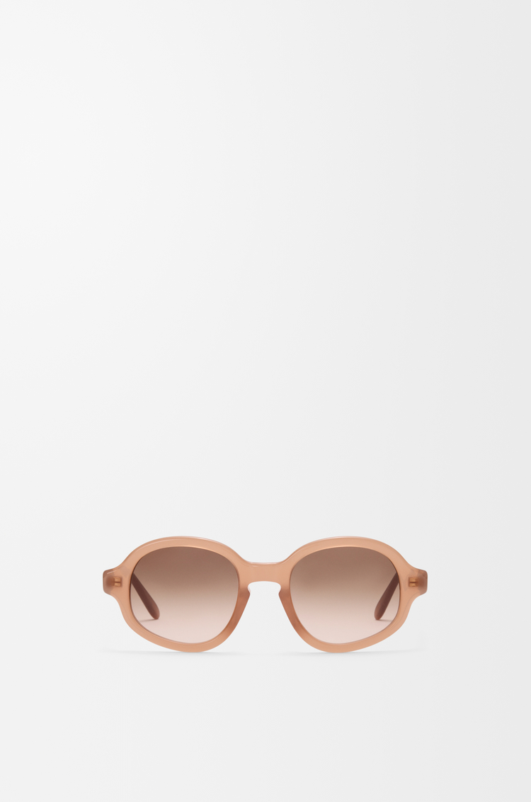 LOEWE Delta Slim sunglasses Milky Caramel