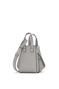 LOEWE Compact Hammock bag in soft grained calfskin Pearl Grey