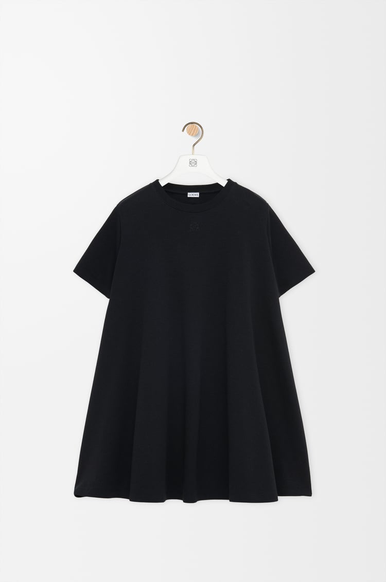 LOEWE トラペーズ ドレス（コットンブレンド） ブラック