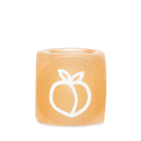 LOEWE Small Fruit dice in acrylic Peach plp_rd