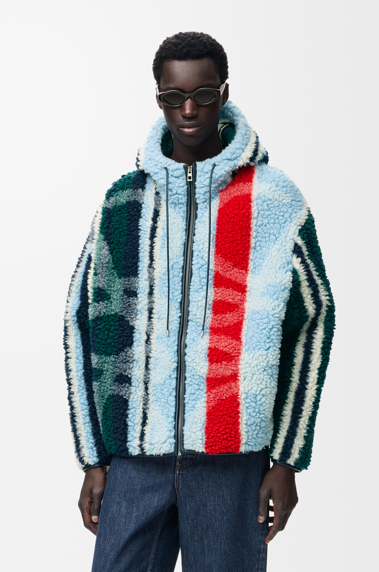 LOEWE Jacket in fleece Multicolor