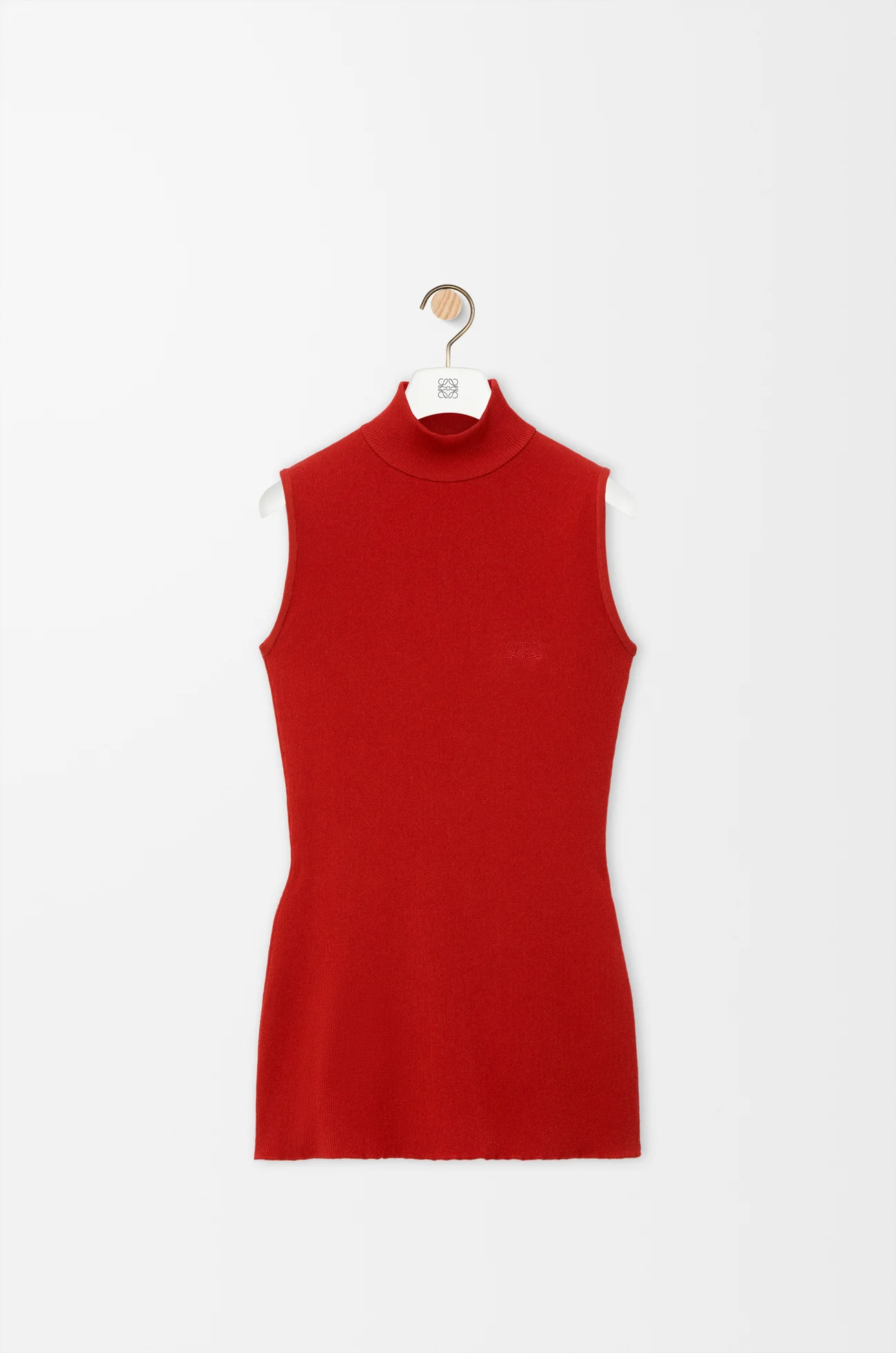 LOEWE Sleeveless top in viscose blend Red
