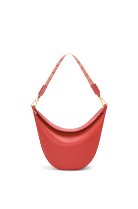 LOEWE LOEWE Luna bag in satin calfskin and jacquard Scarlet Red plp_rd