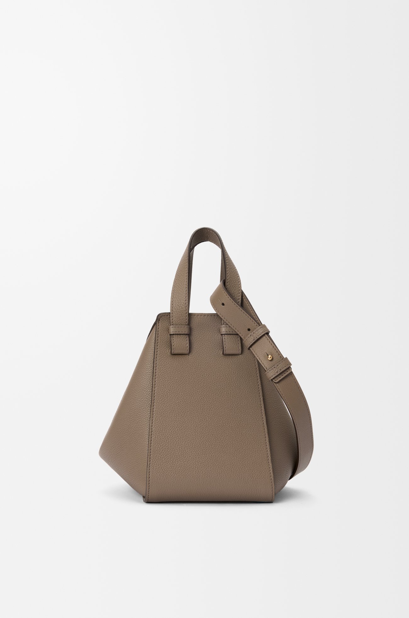 LOEWE Compact Hammock bag in soft grained calfskin Taupe