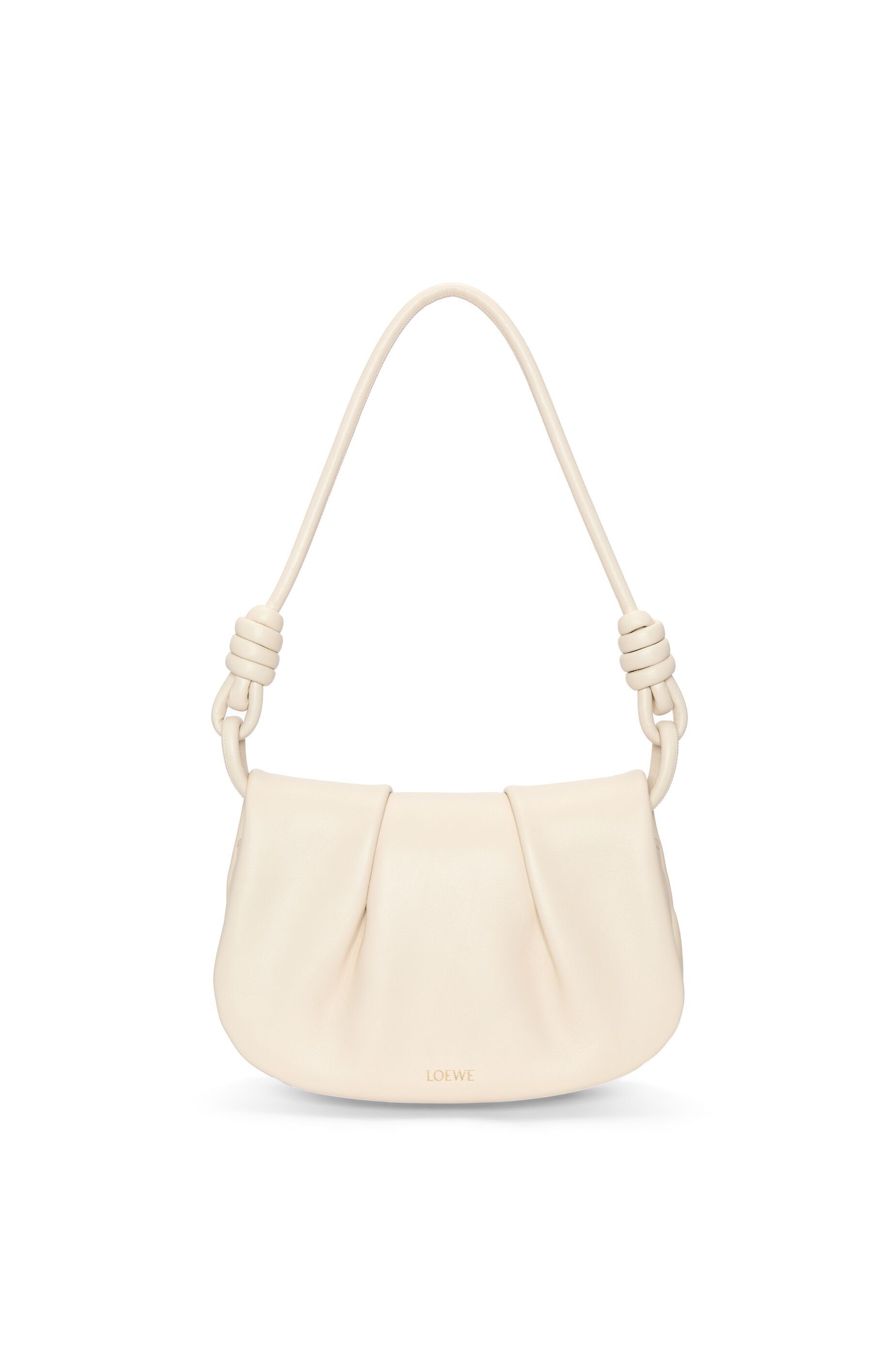 Paseo satchel in shiny nappa calfskin Angora LOEWE