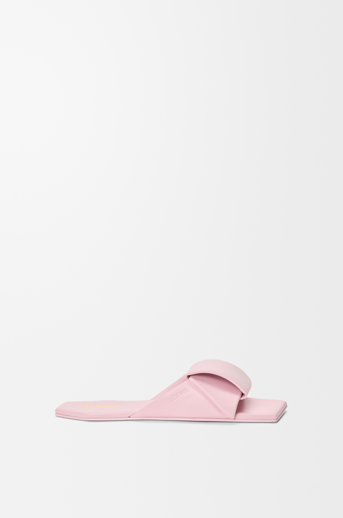 LOEWE Origami slide in lambskin Crystal Pink