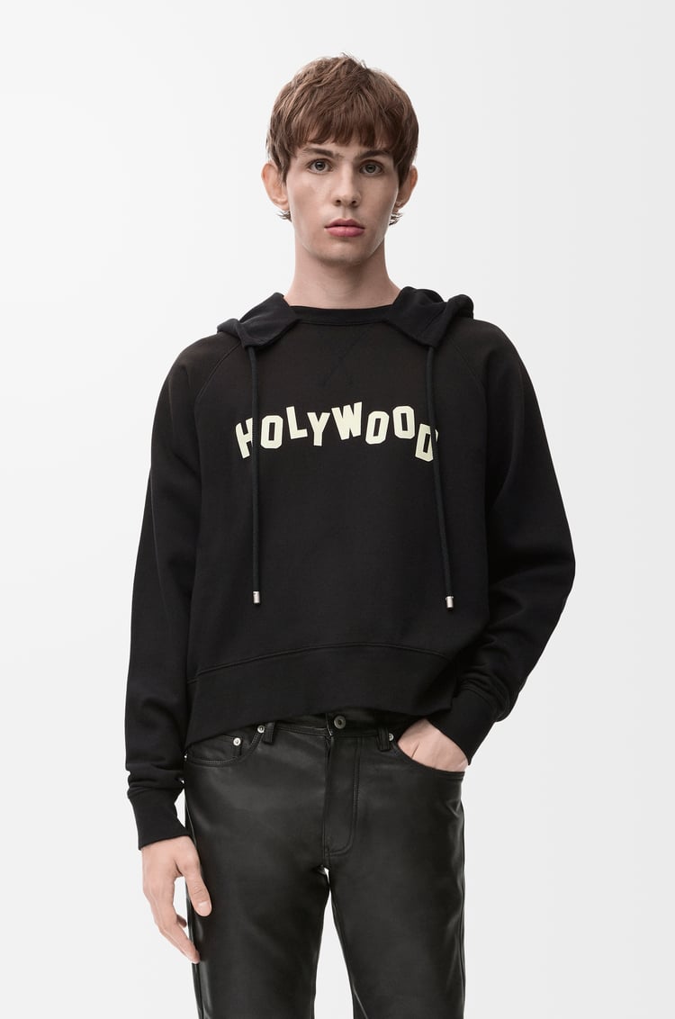 LOEWE フーディー（コットン） ブラック