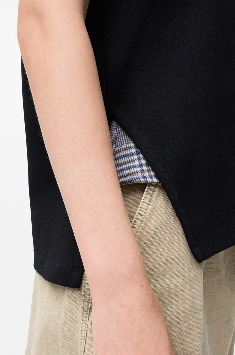 LOEWE アシンメトリー Tシャツ（コットンブレンド） ブラック