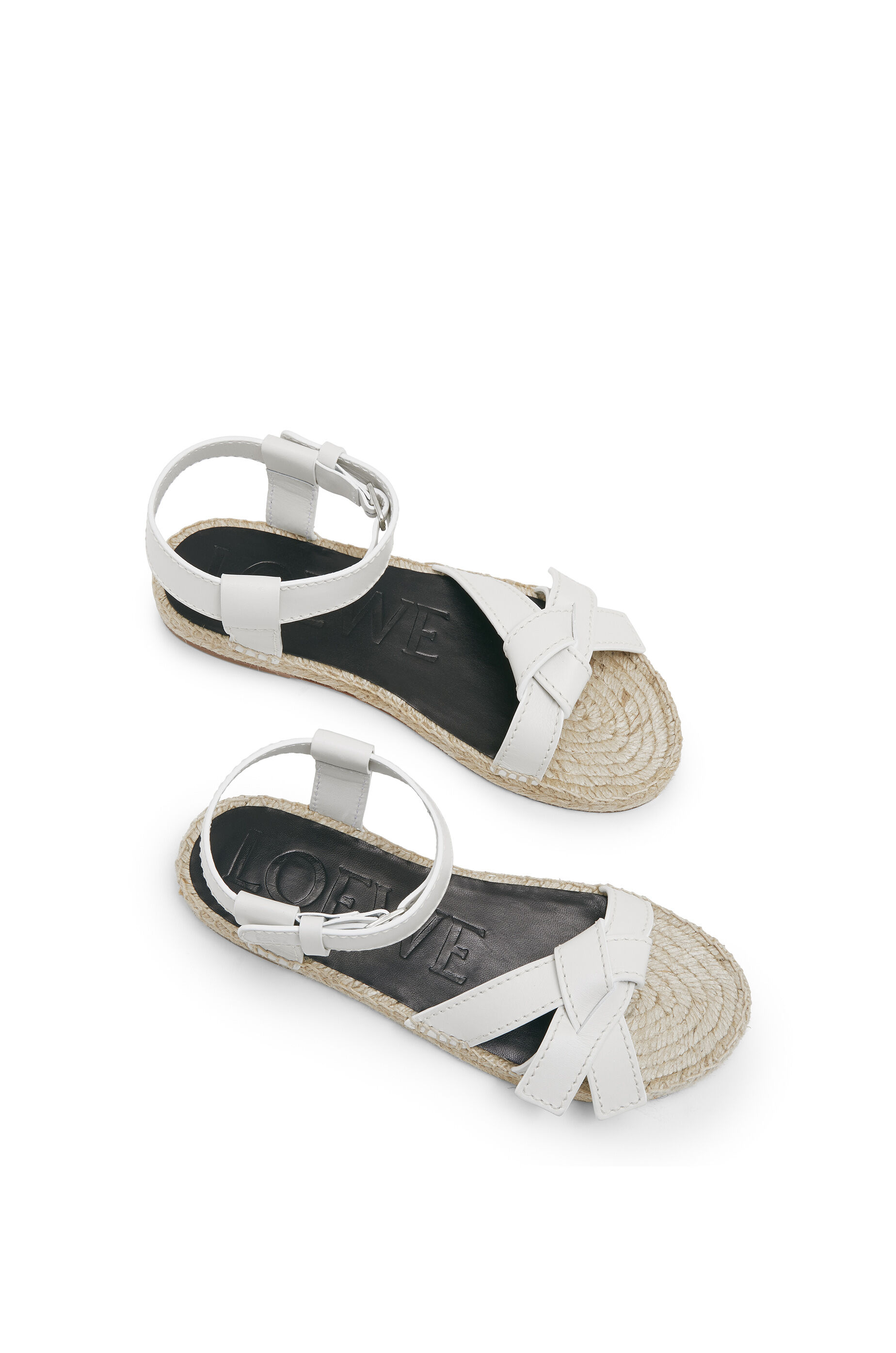 ロエベloeweサンダルホワイト白ゲートgate GATE SANDAL White - LOEWE