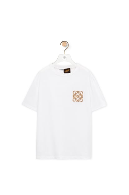 LOEWE Relaxed fit T-shirt in cotton 白色 plp_rd
