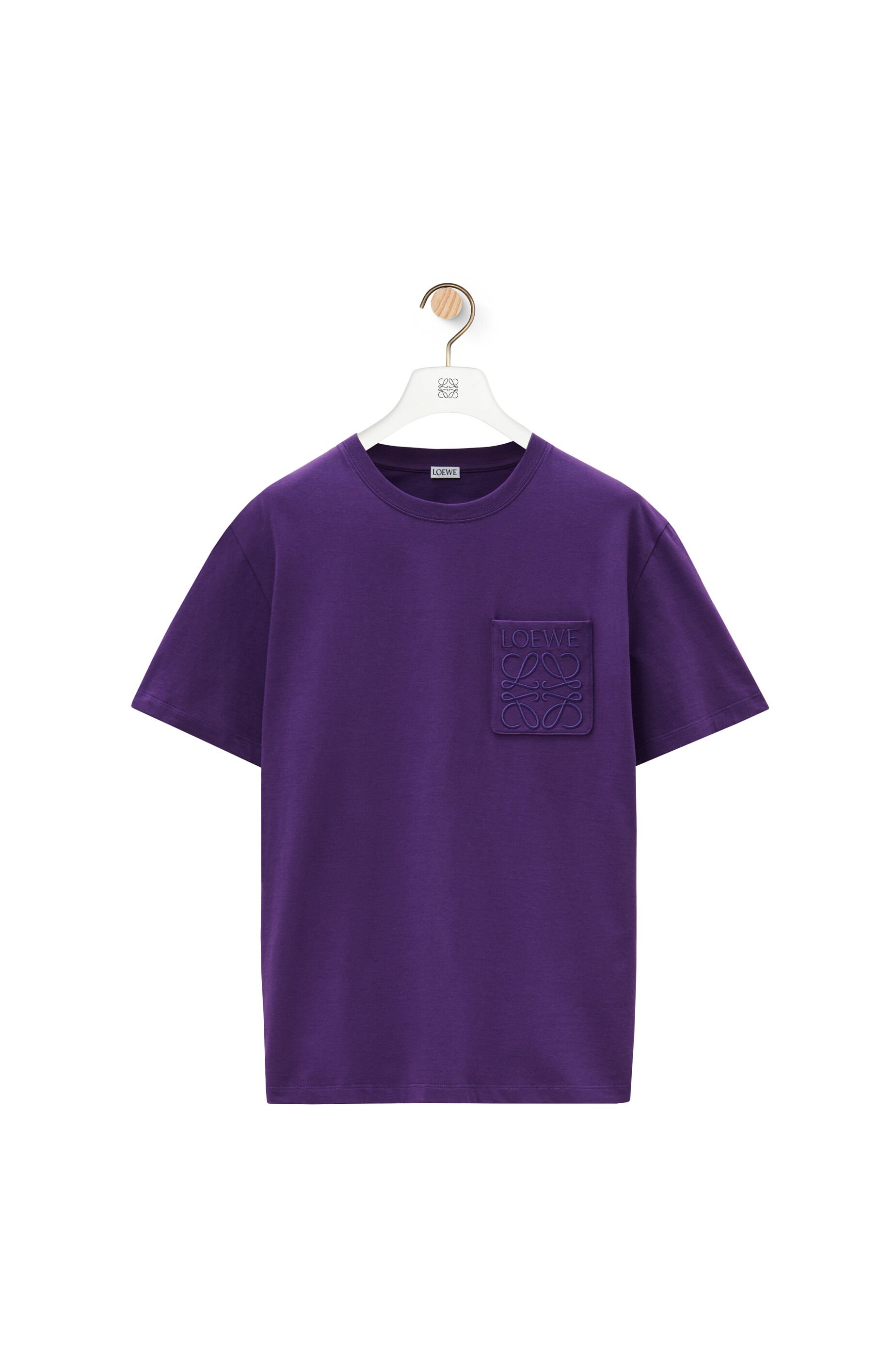 Camiseta de corte holgado en algodon Azul China LOEWE