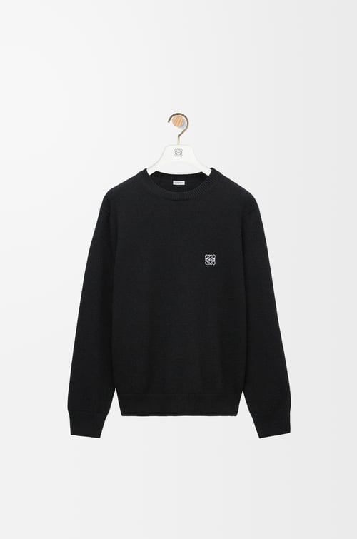 LOEWE 羊毛套頭衫 黑色