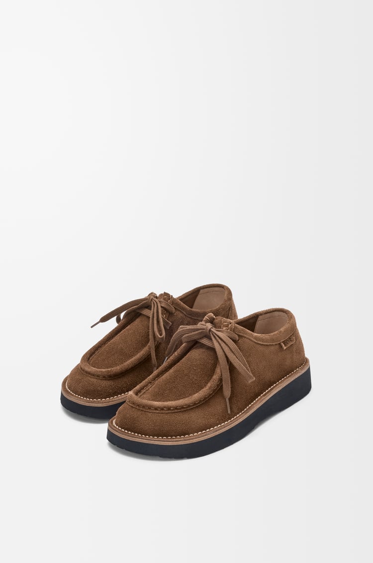 LOEWE ファロ レースアップ（スエードカーフ） ブラウン