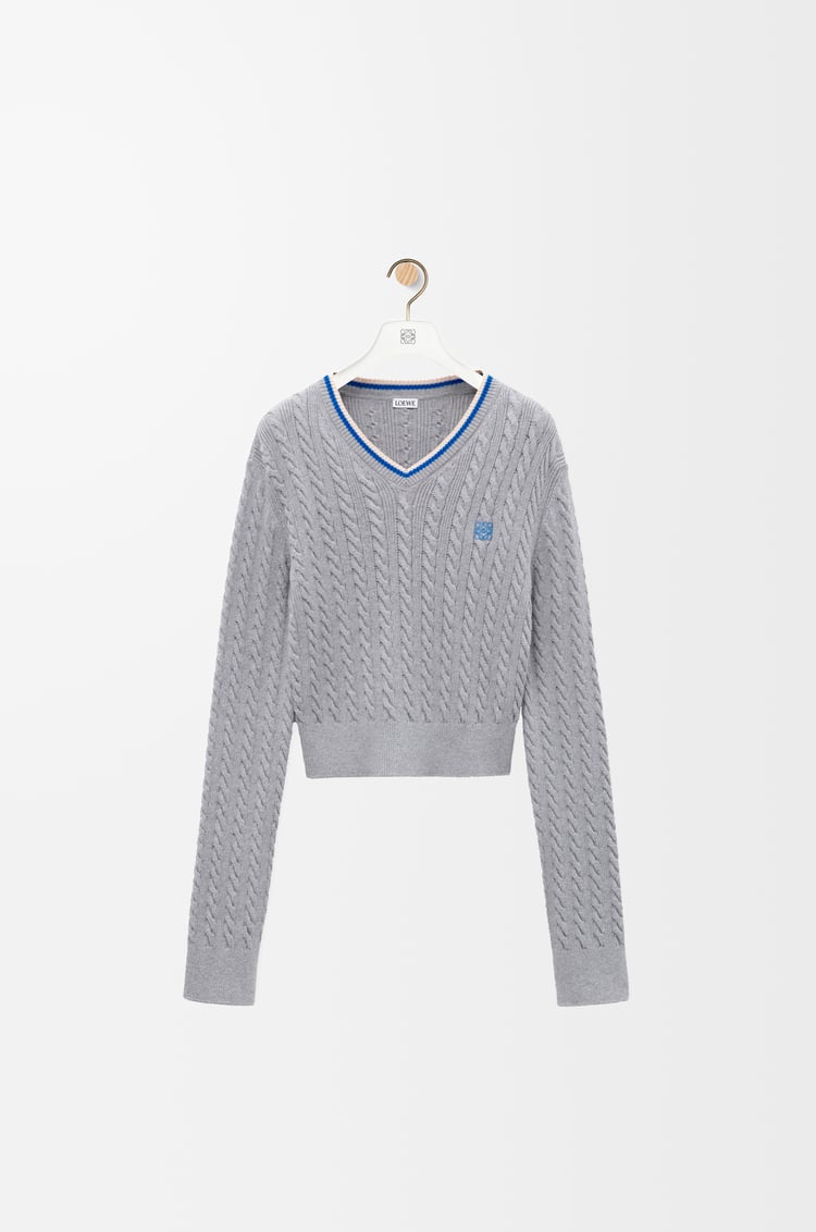 LOEWE Sweater in cotton Grey