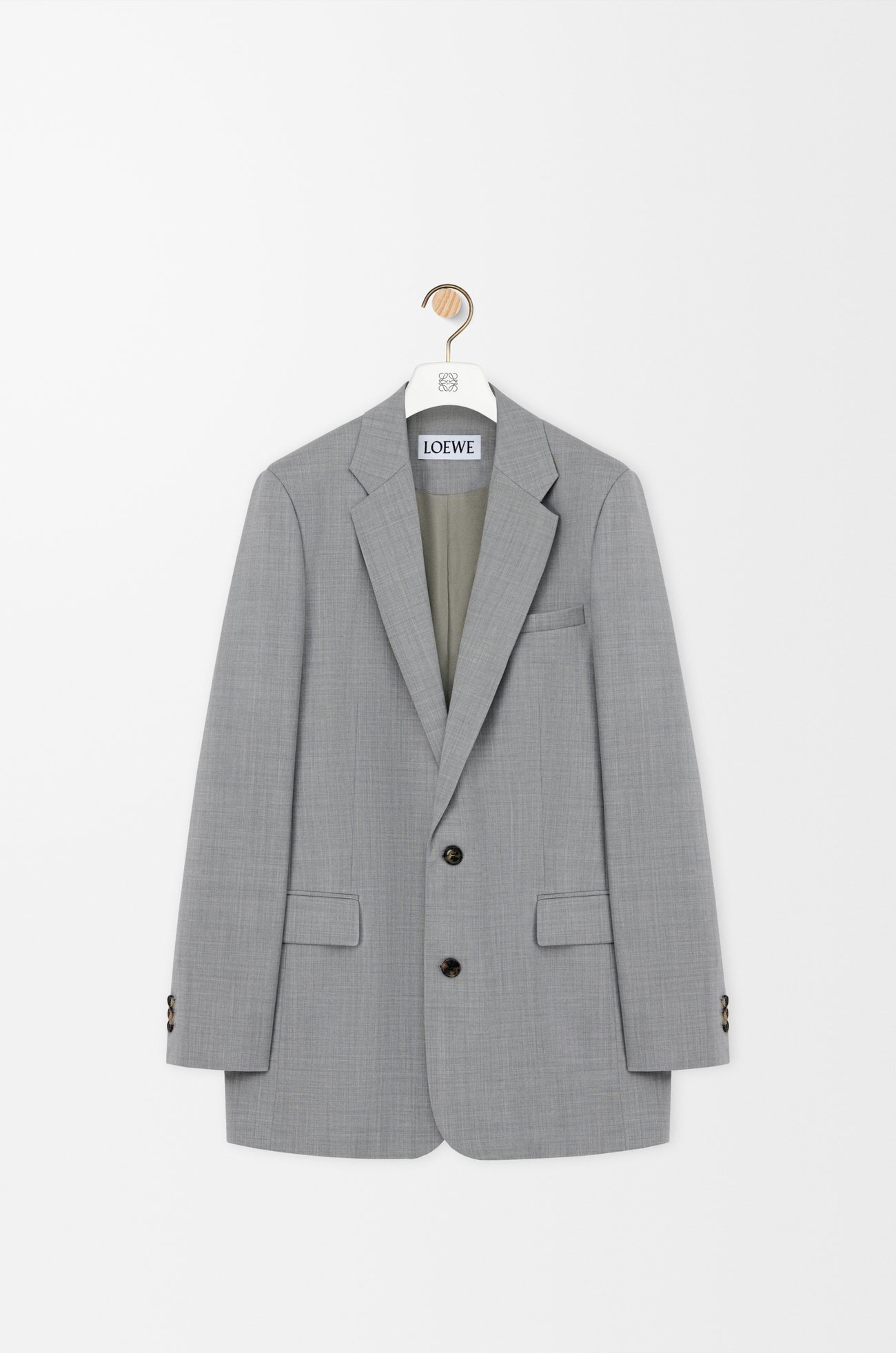 LOEWE Jacket in wool Grey