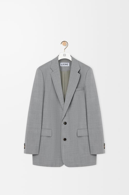 LOEWE Chaqueta en lana Gris