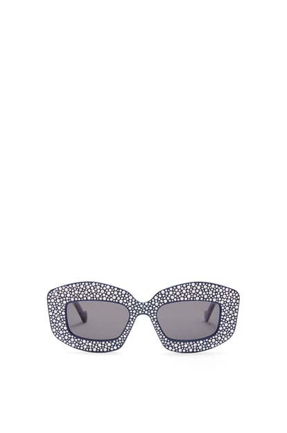 LOEWE Pavé Screen sunglasses in acetate Navy Blue