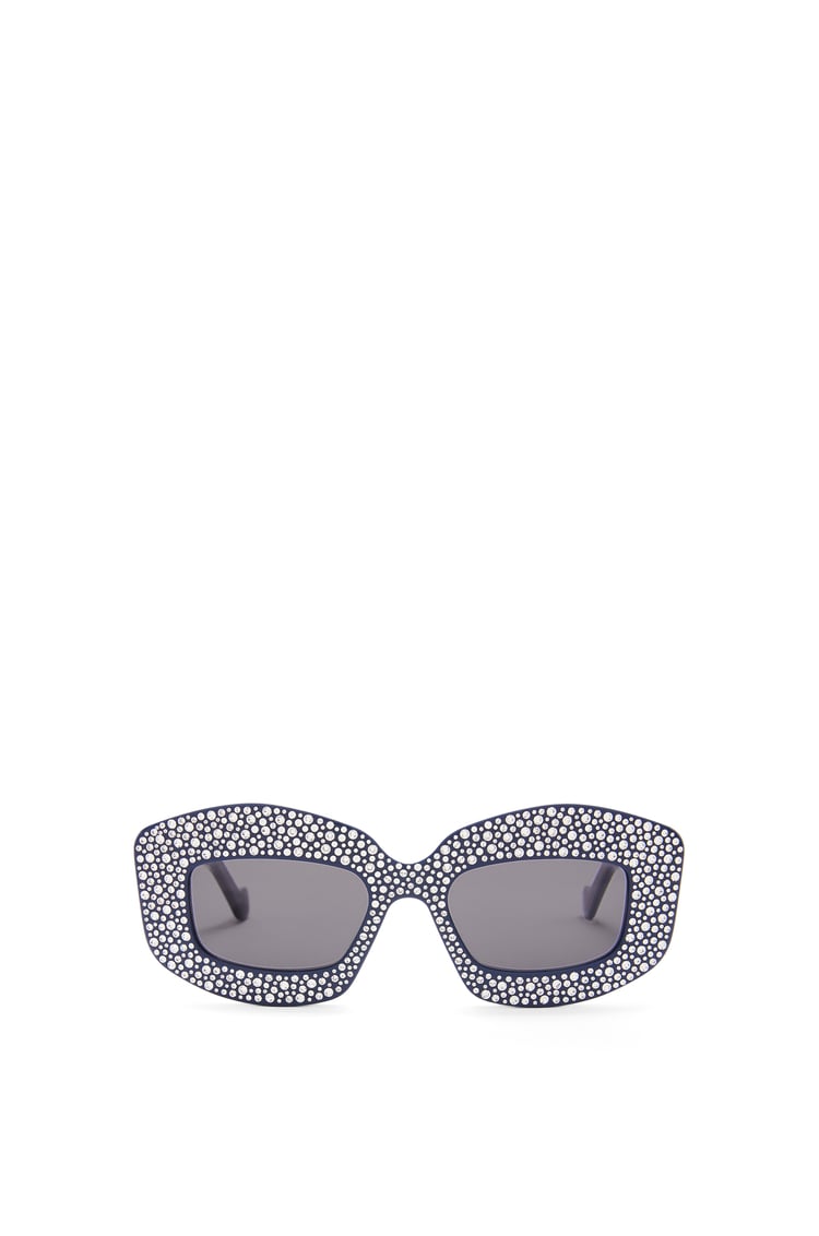 LOEWE Gafas de sol Pavé Screen en acetato Azul Marino