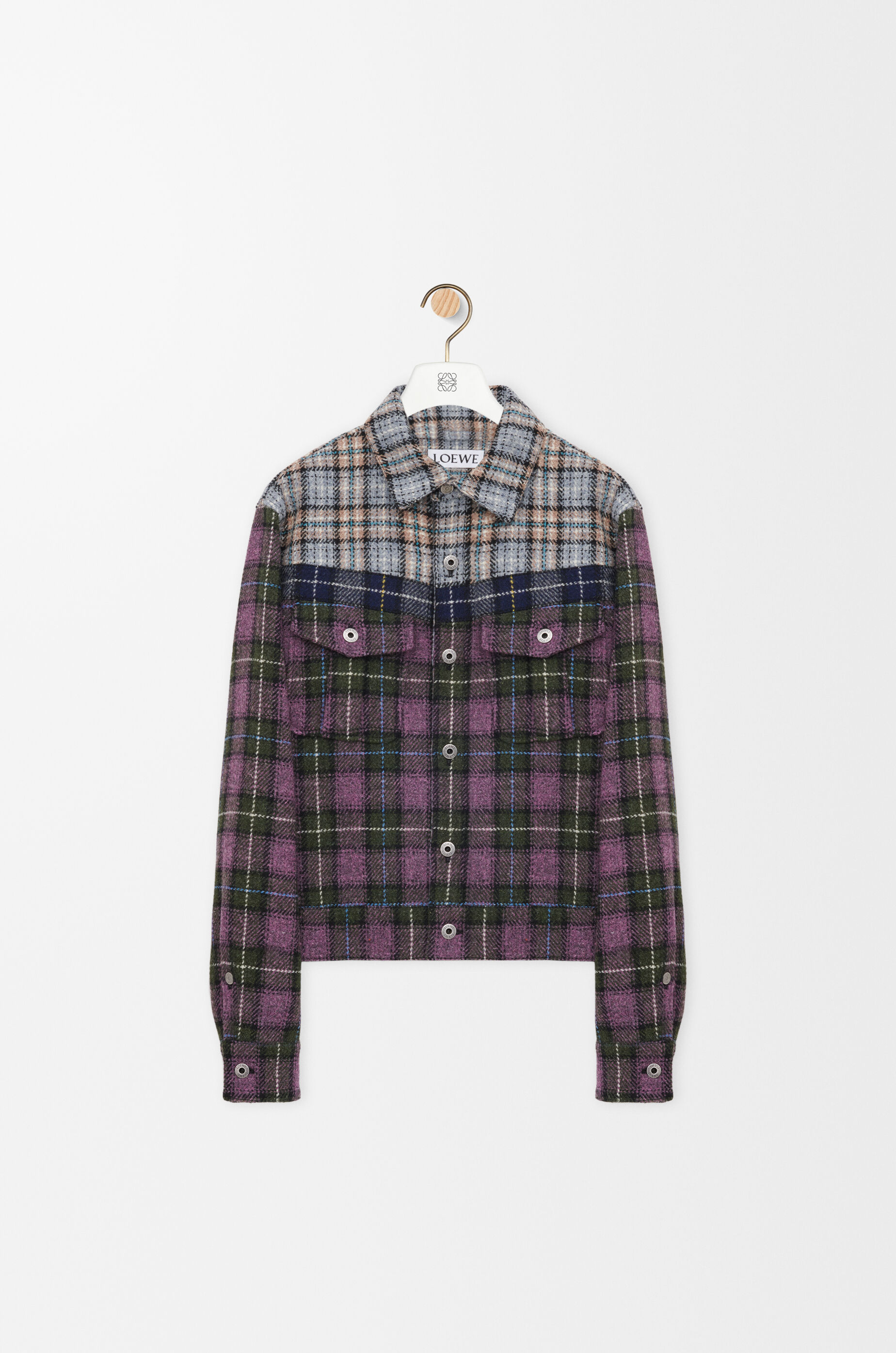 トラッカージャケット（ウール） ピンク - LOEWE