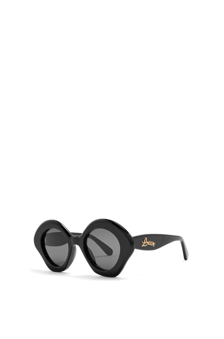 LOEWE Bow sunglasses in acetate Black