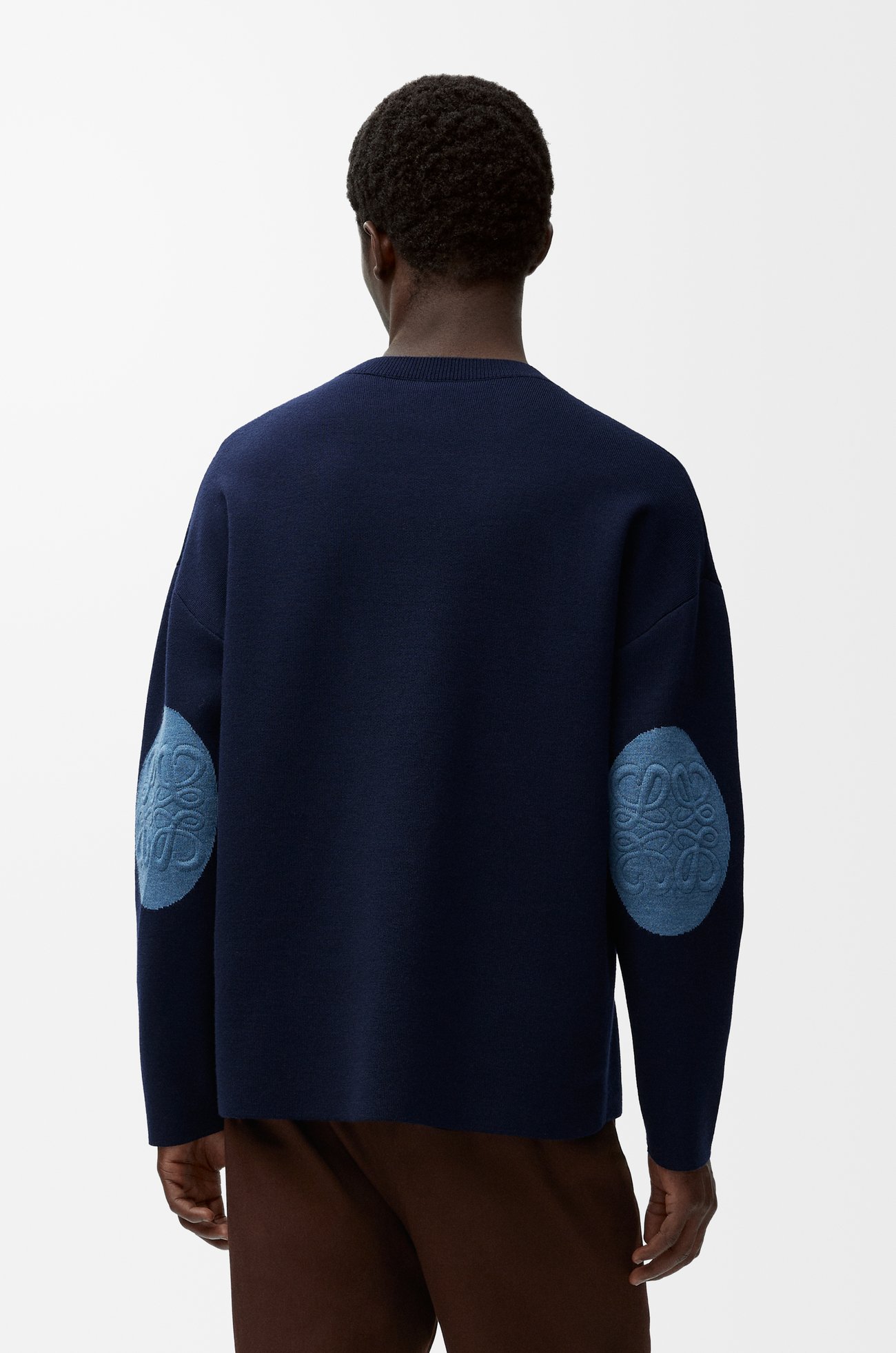 LOEWE Jersey en lana Azul Marino