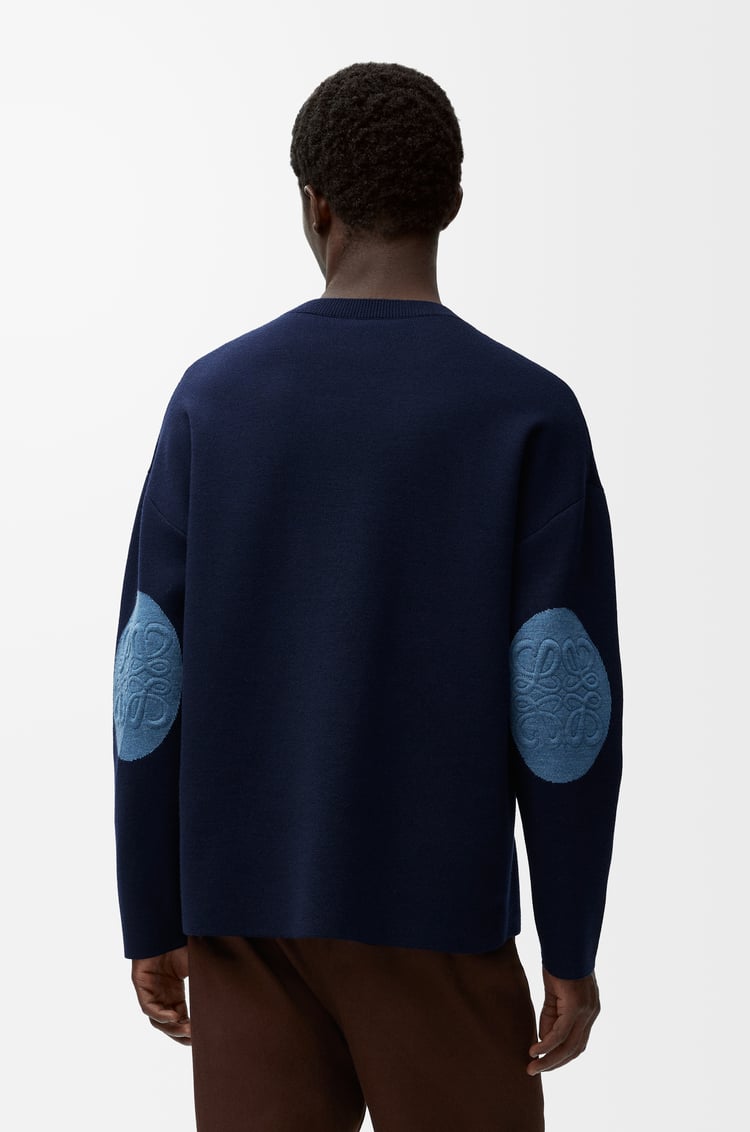 LOEWE Sweater in wool Navy Blue
