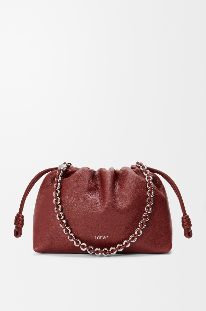 Medium Flamenco purse in fine grained calfskin