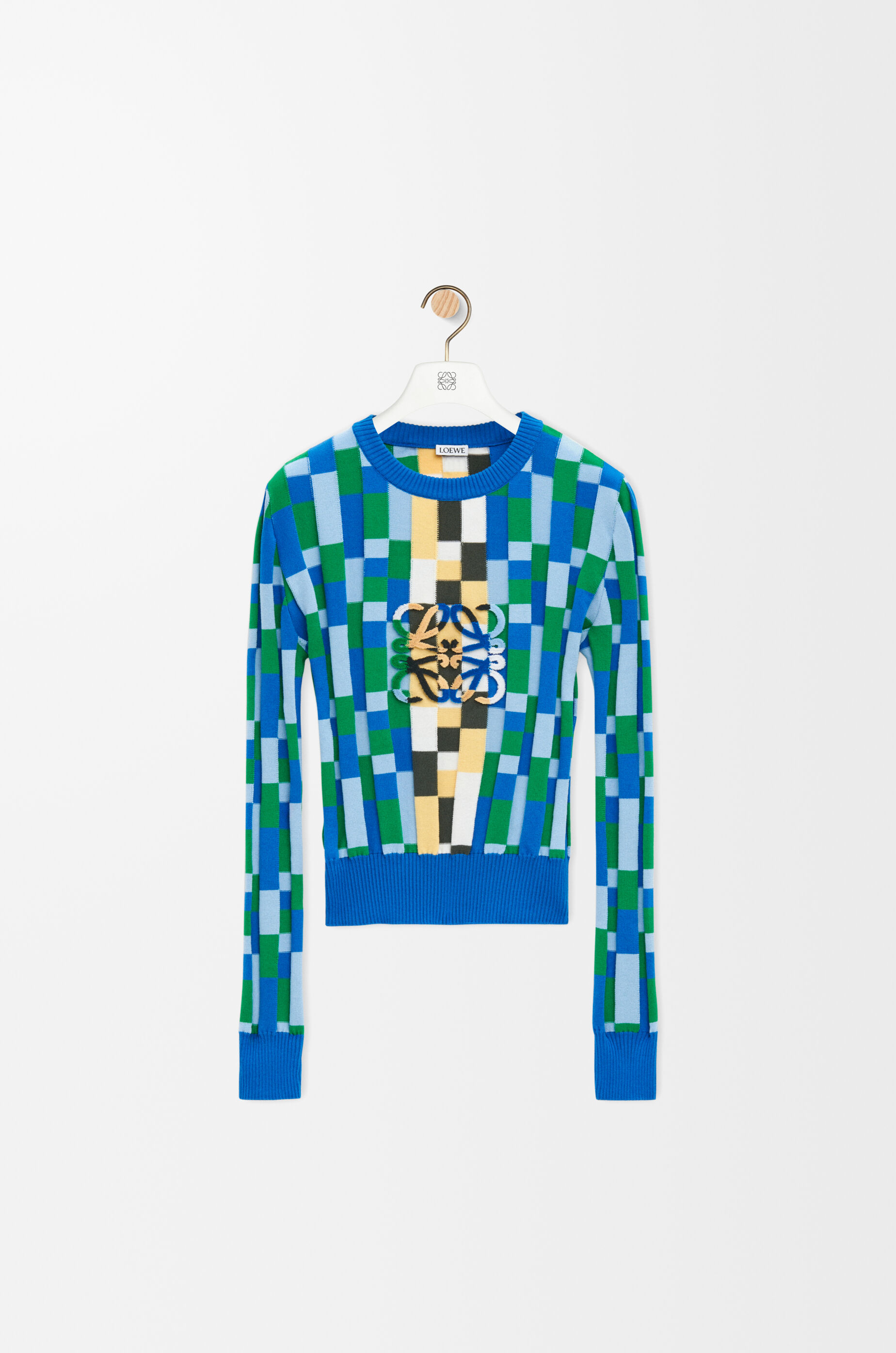Anagram sweater in cotton Multicolor - LOEWE Anagram sweater in cotton Multicolor - LOEWE