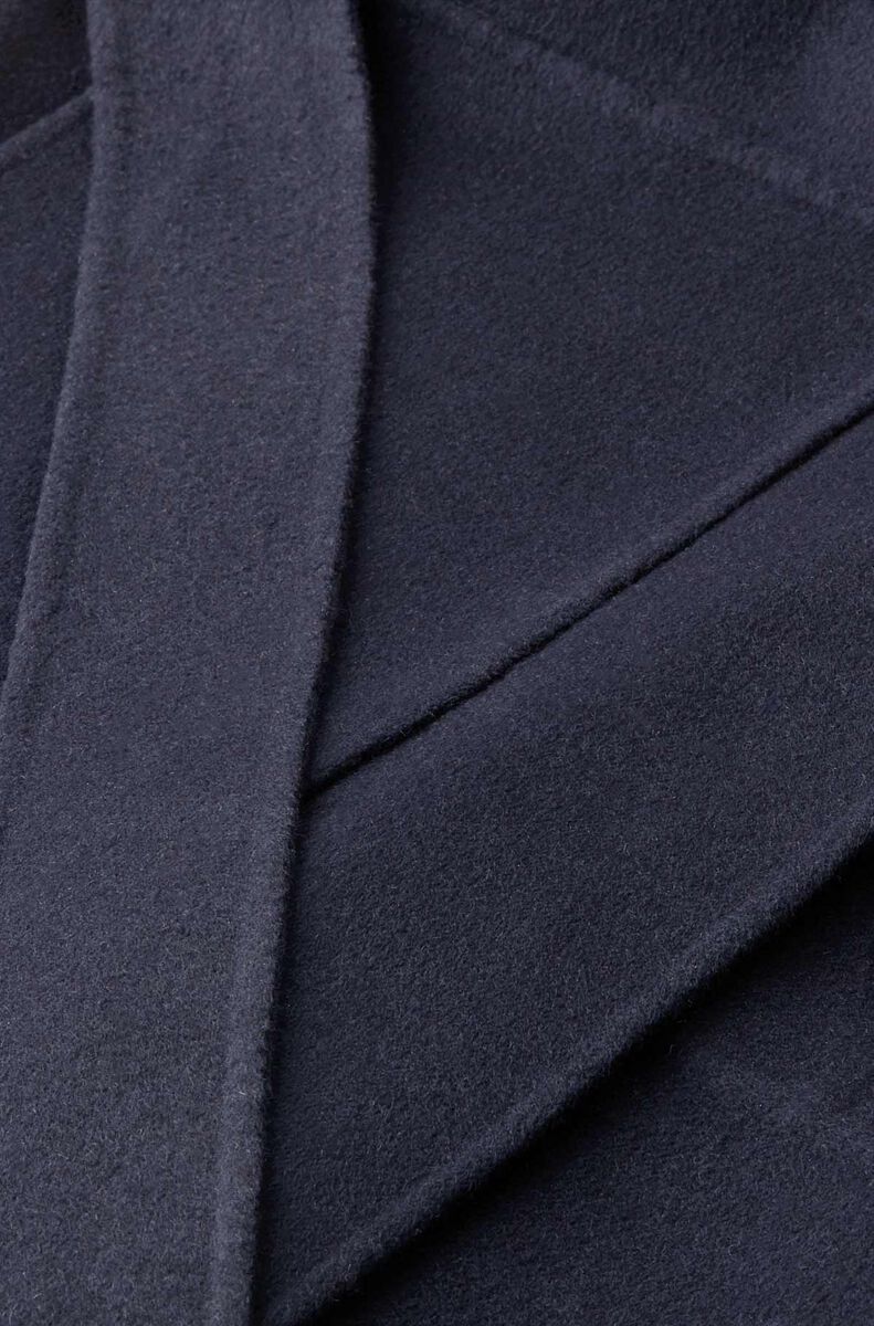 Oversize Belted Coat Navy Blue - LOEWE