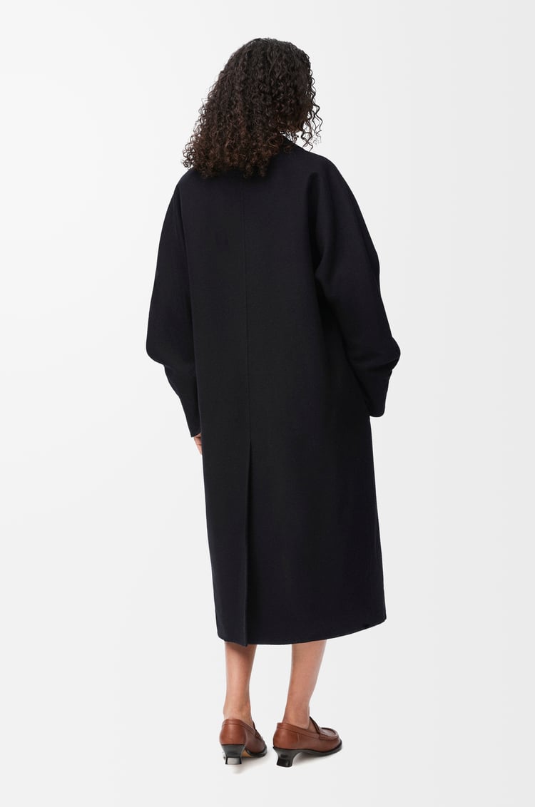LOEWE Abrigo en lana y cashmere Negro
