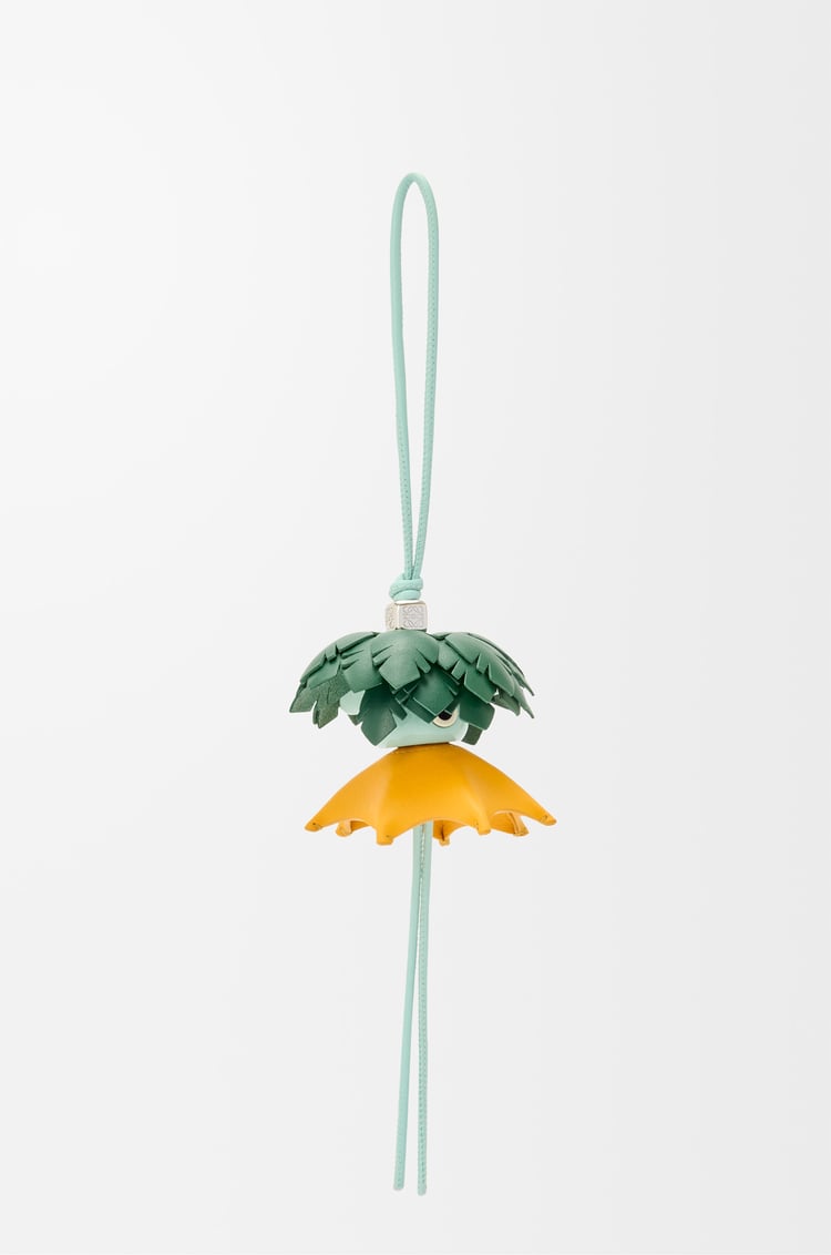 LOEWE Palm Puzz charm Turquoise/Yellow
