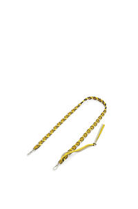 LOEWE Thin Braided strap in classic calfskin Ochre/Yellow pdp_rd