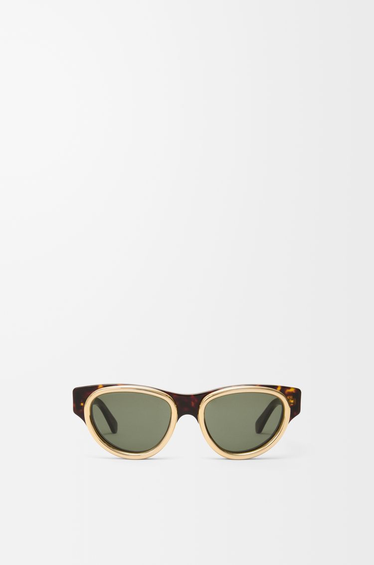 LOEWE Mini Anagram Swan sunglasses New Havana