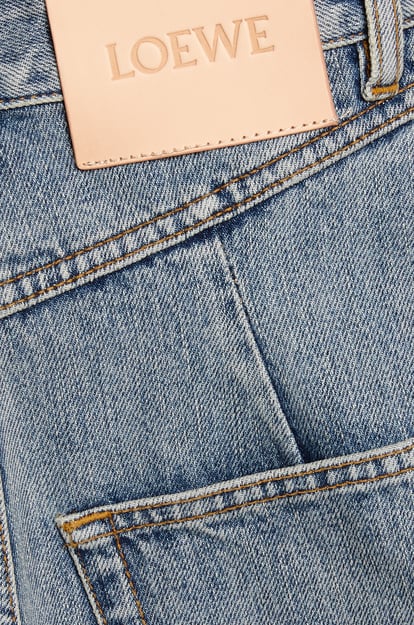 LOEWE Hochgeschnittene Jeans aus Denim Gewaschener Denim plp_rd