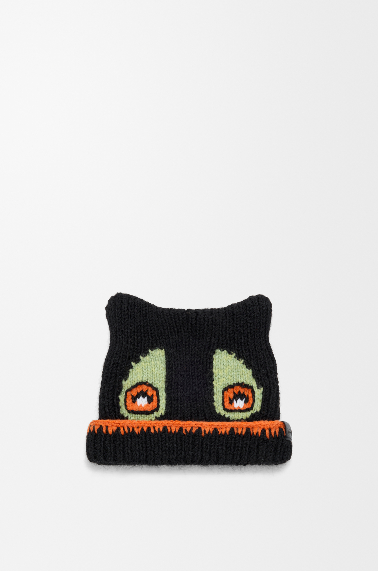 LOEWE Beanie in wool, alpaca and mohair blend Black