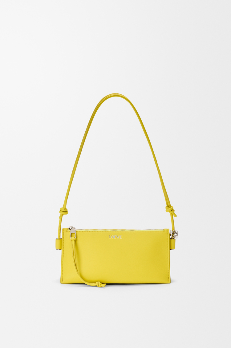 LOEWE Joya pouch in nappa calfskin Lemon