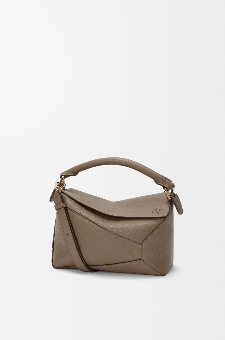 LOEWE パズルエッジ バッグ スモール（ソフトグレインカーフ） トープ