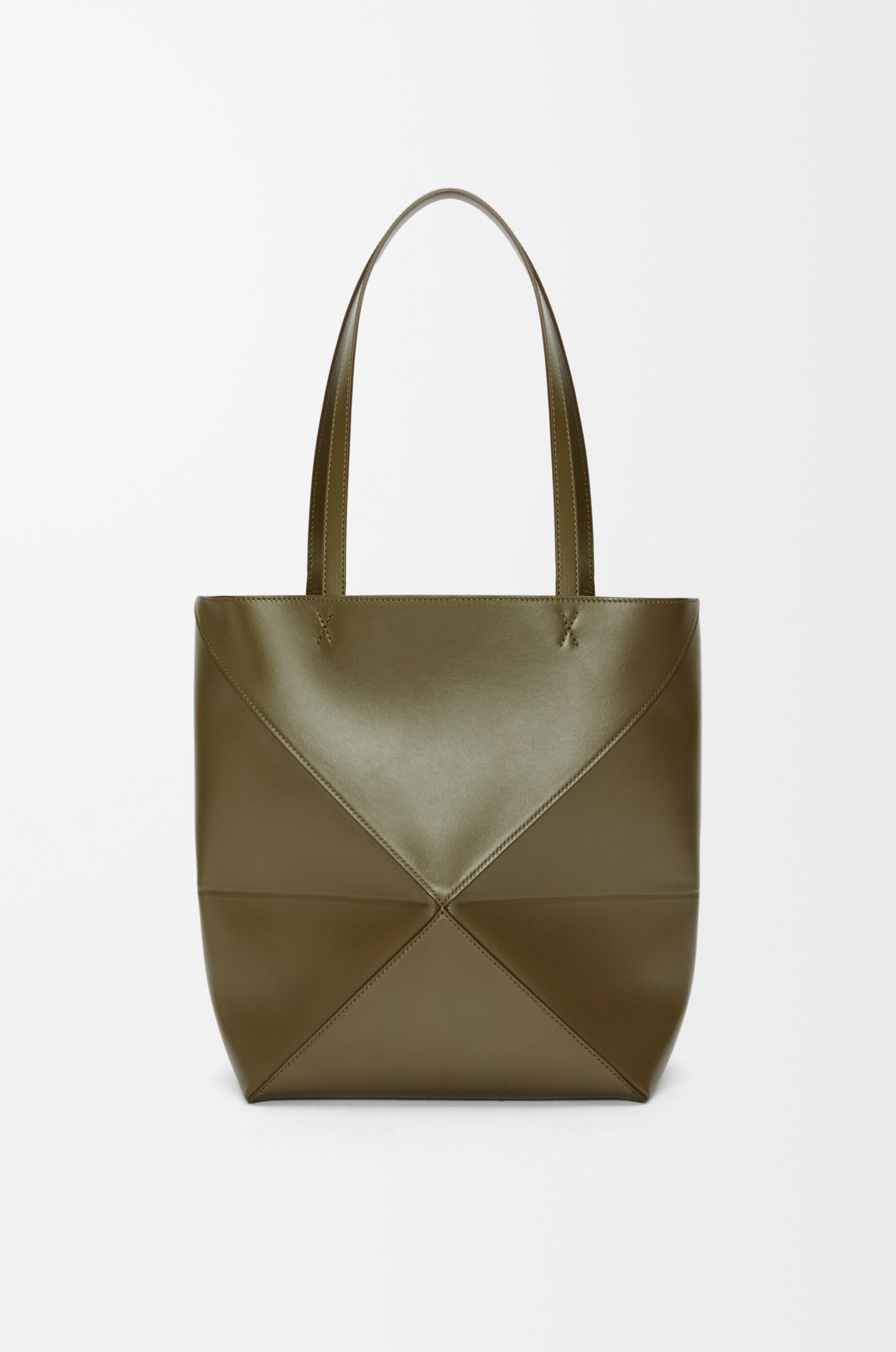 LOEWE パズルフォルド トート ミニ（シャイニーカーフ）グリーン パズルフォルド トート （シャイニーカーフ） グリーン - LOEWE