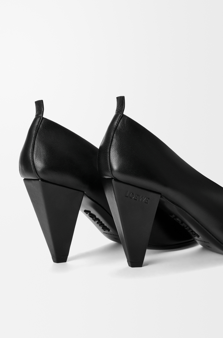 LOEWE オリガミ キュービック パンプス（ラム） ブラック